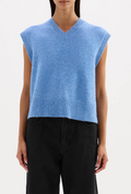 DEVIAN KNIT VEST | POLAR BLUE