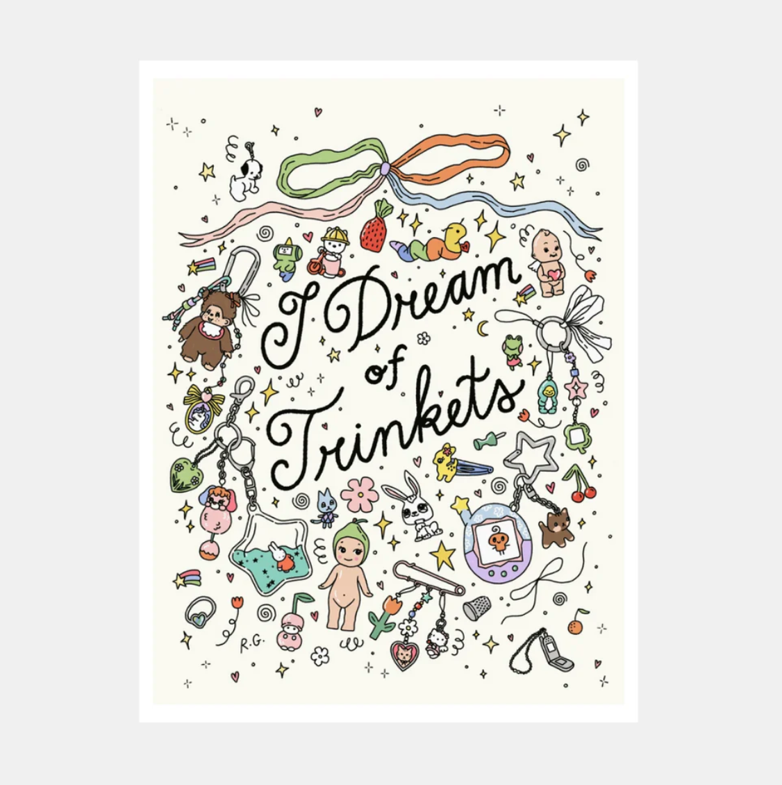 I DREAM OF TRINKETS ART PRINT | RILEY GRAE