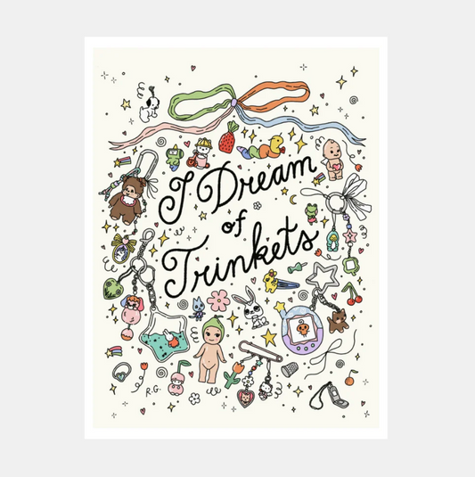 I DREAM OF TRINKETS ART PRINT | RILEY GRAE