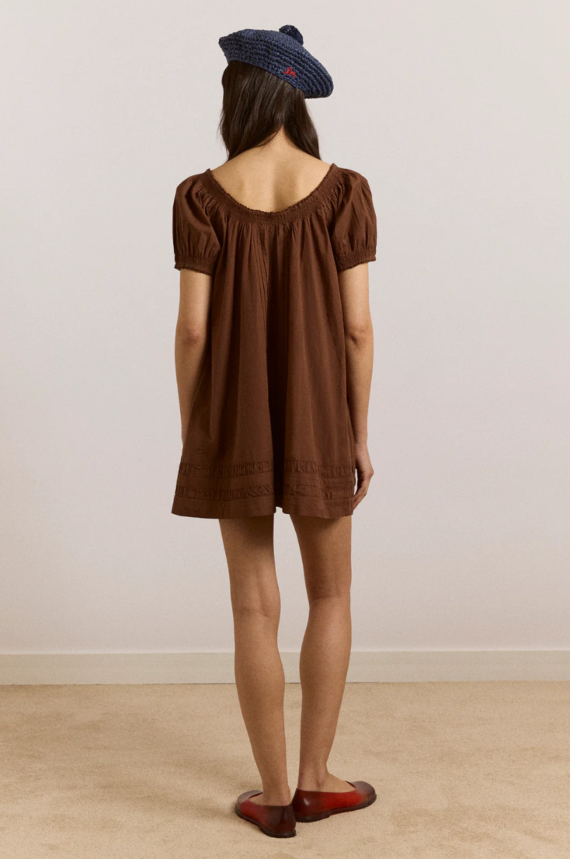 JAYNE MINI DRESS | CHOC