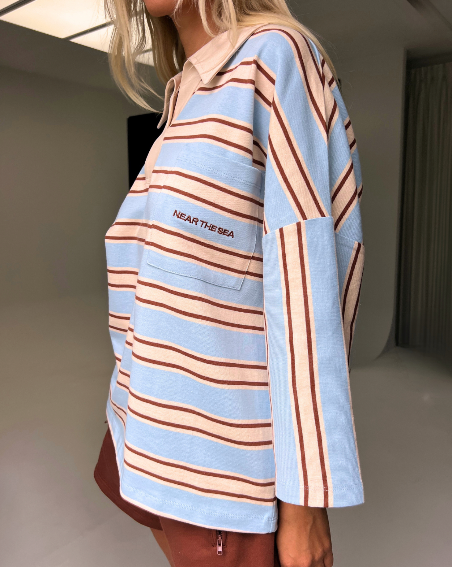 OVERSIZED POLO | OCEAN