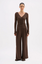 ABIGAIL PANT | WALNUT