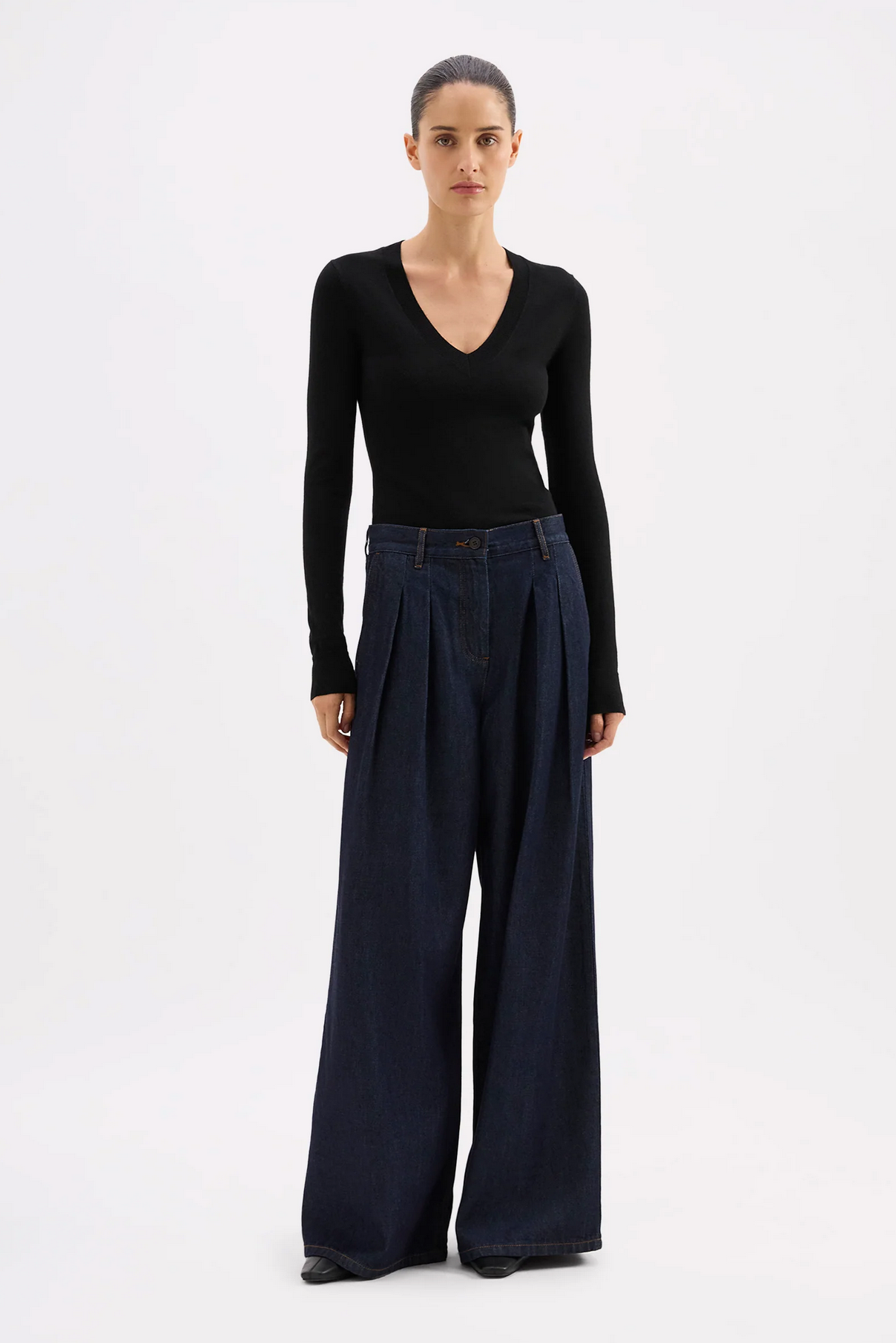 VITA DENIM PANT | DEEP BLUE