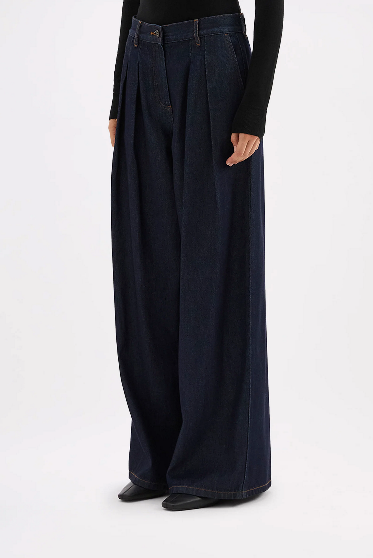 VITA DENIM PANT | DEEP BLUE