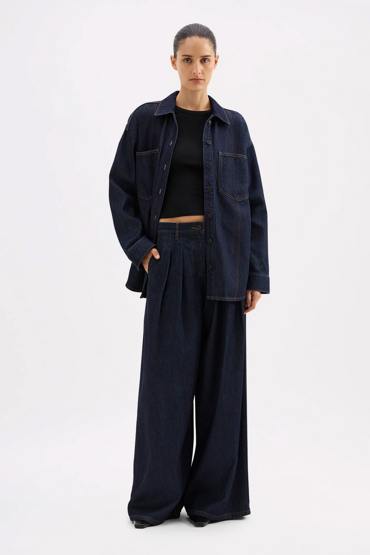 VITA DENIM PANT | DEEP BLUE