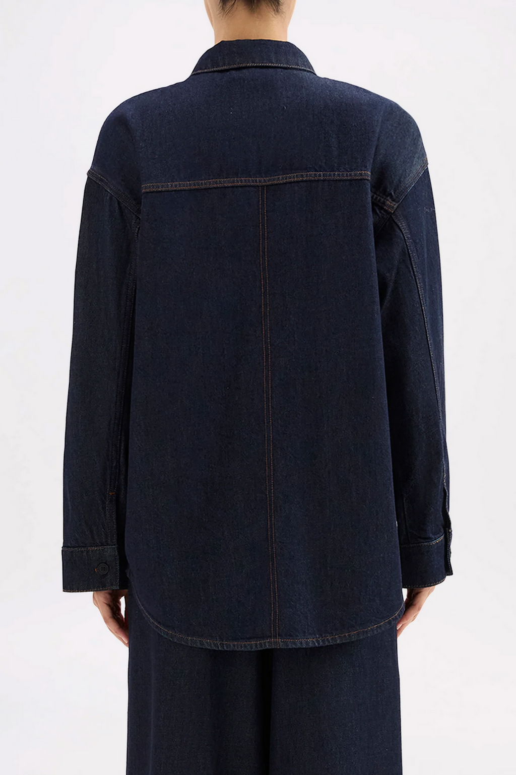 VITA DENIM OVERSHIRT | BLUE