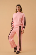AJ LOGO SWEATSHIRT | ROSE QUARTZ
