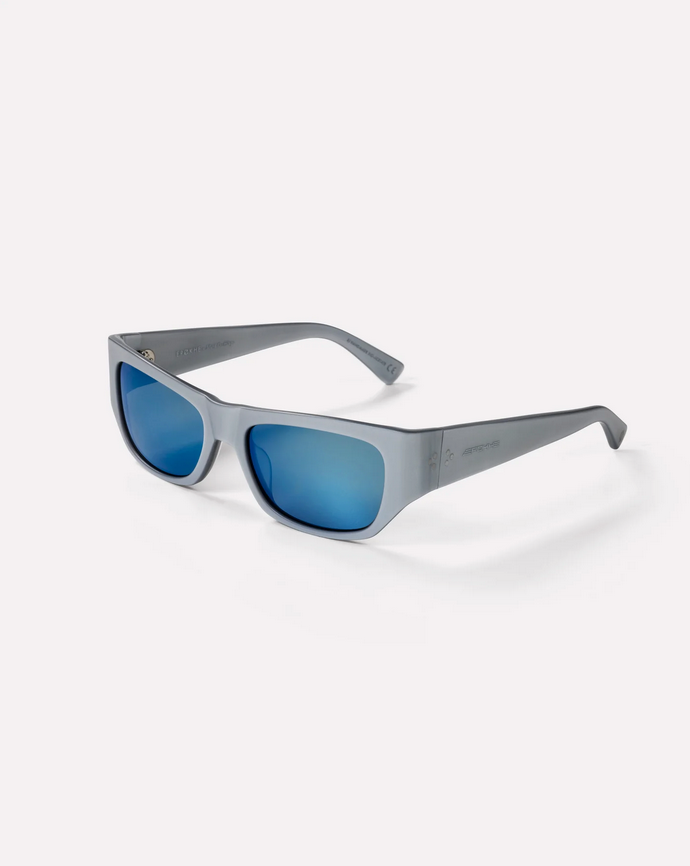 Memphis x Mark Occhilupo - Silver Polished / Blue Iridium Polarized