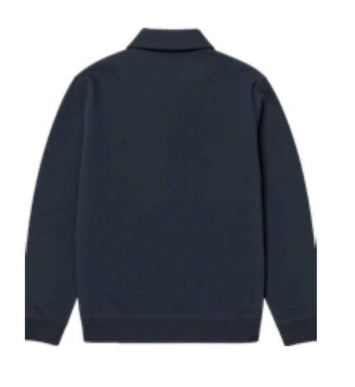RESIN 1/4 ZIP CREW | BLUE