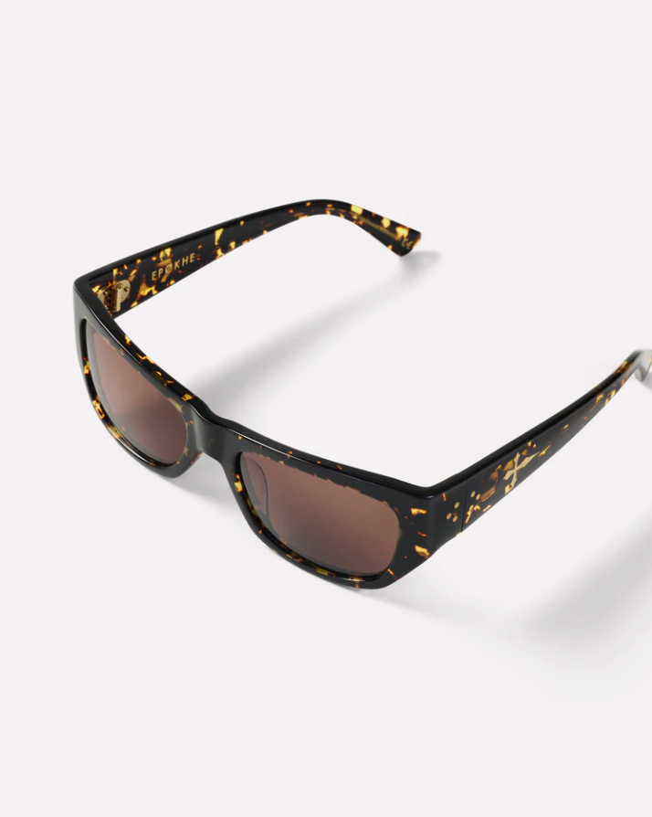 Memphis - Crystal Dark Tortoise Polished / Bronze
