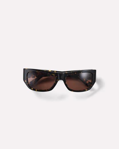 Memphis - Crystal Dark Tortoise Polished / Bronze