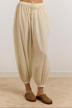 Damson Madder Meadow Trouser Lime Spot