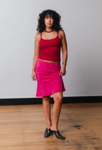 RIBBED SINGLET | VINO ROSSA