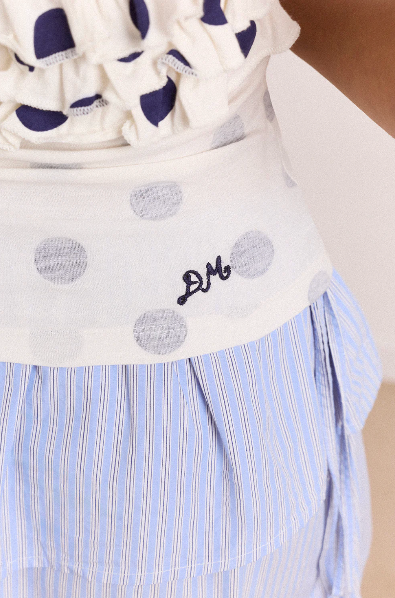 Damson Madder Zazie Jersey Halter Polka Dot