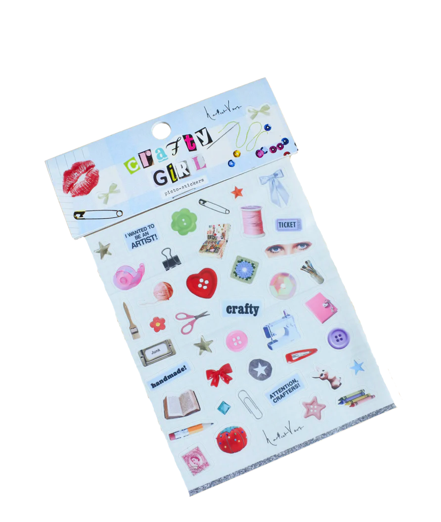 HARICOT VERT | CRAFTY GIRL PICTO-STICKER