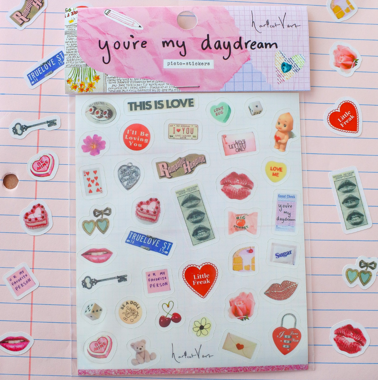 HARICOT VERT | YOUR MY DAYDREAM M PICTO-STICKER SHEET