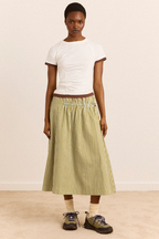 Damson Madder Alicia Short Sleeve Tee White