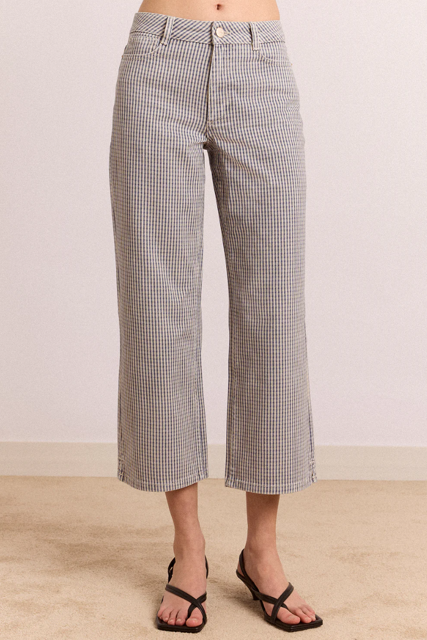 Damson Madder Anya Capri Micro Check