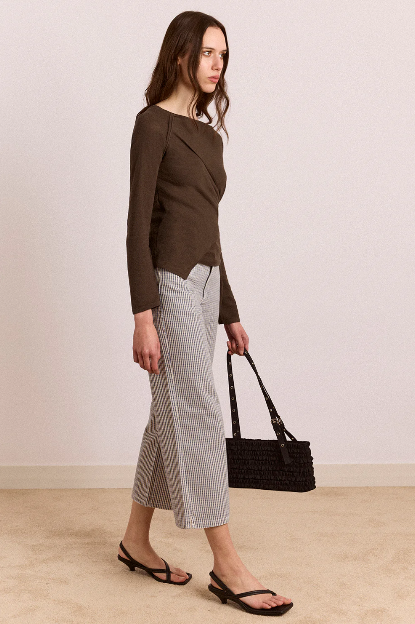 Damson Madder Anya Capri Micro Check
