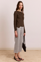 Damson Madder Anya Longline Capri Jeans
