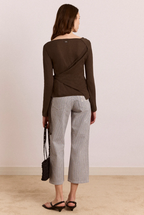 Damson Madder Anya Longline Capri Jeans