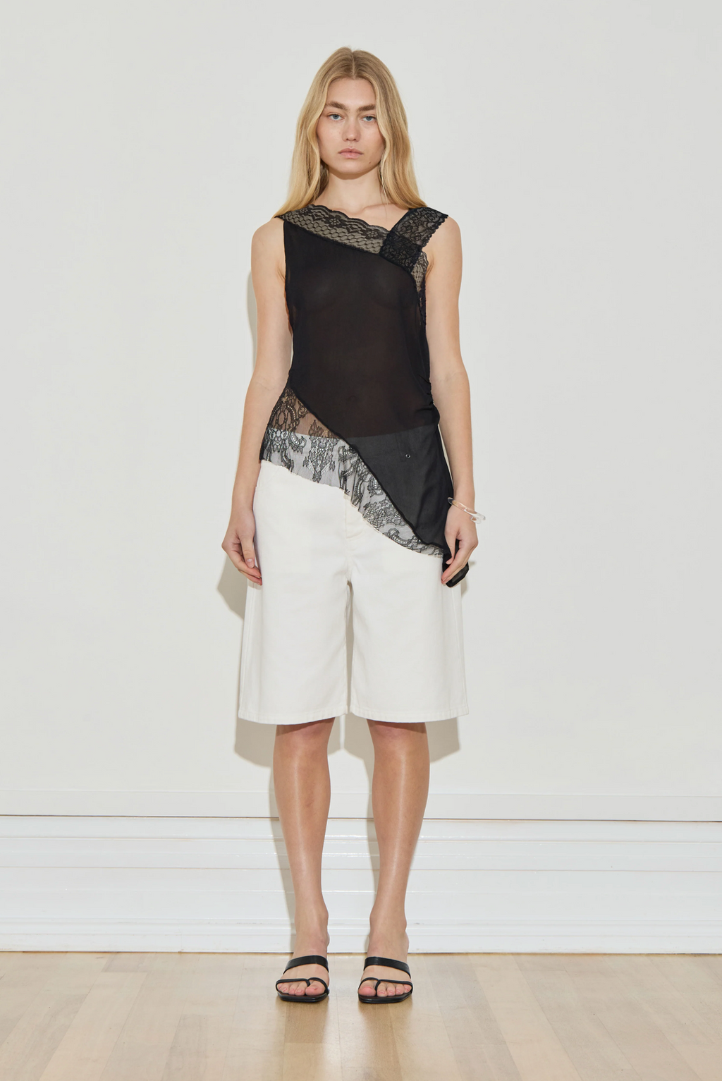 Maison Essentiele Deconstructed Lace Top