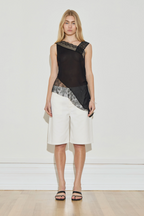 Maison Essentiele Deconstructed Lace Top