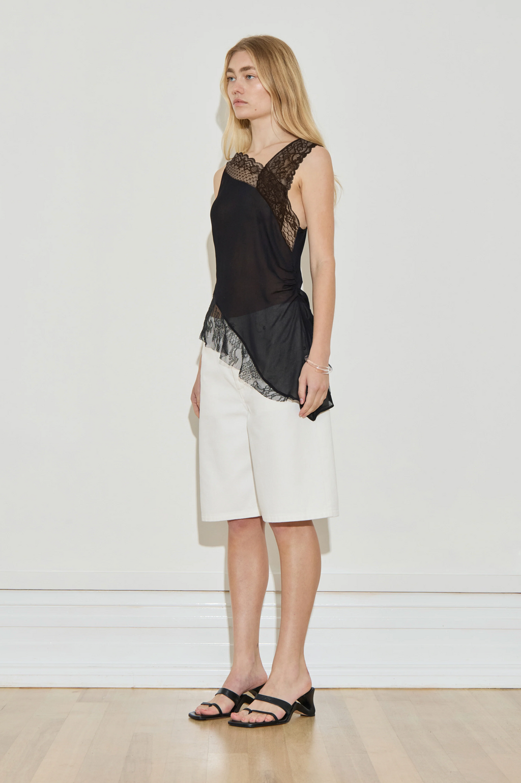 Maison Essentiele Deconstructed Lace Top
