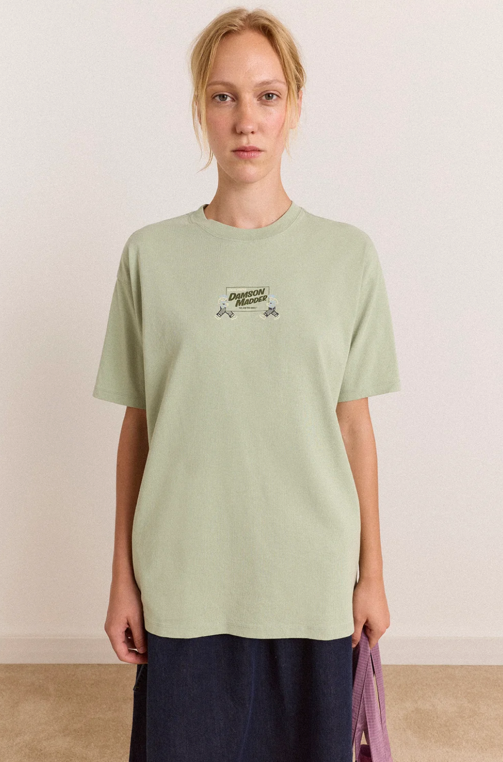 Damson Madder Local Fixers Ss Graphic Tee Pine