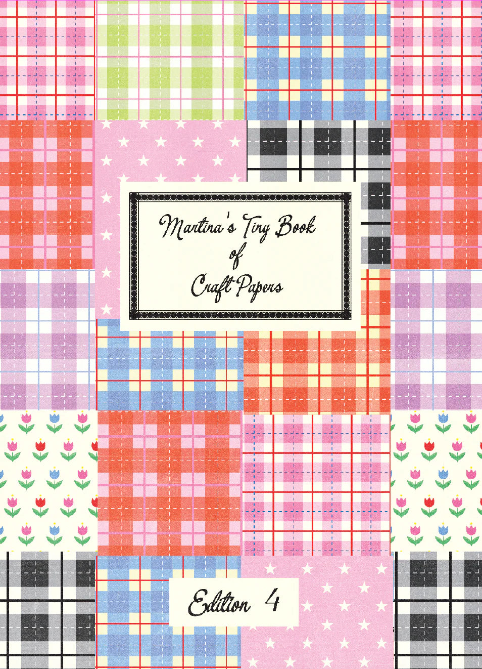 MARTINAS TINY BOOK OF SCRAPBOOKING PAPERS | EDITION FOUR - PLAID & STARS