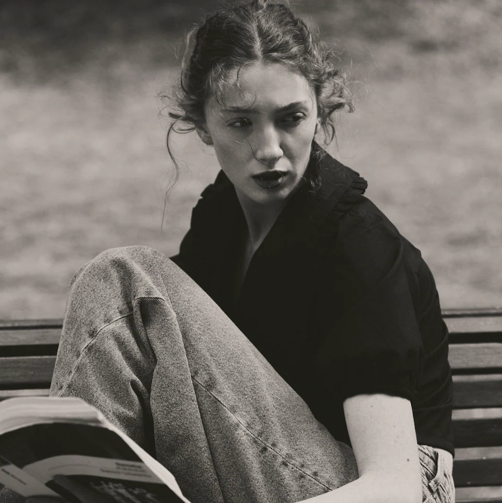 BLUSEN | BLACK