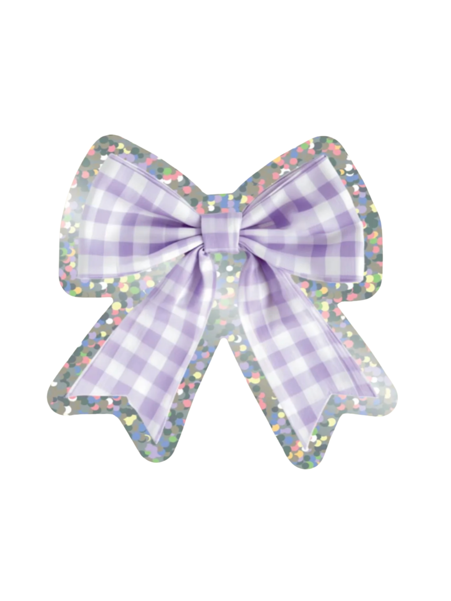 BOW GLITTER STICKER