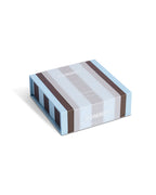 SILK EYEMASK | ICED CHOCOLATE STRIPES