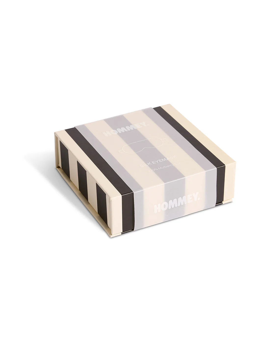 SILK EYEMASK | VANILLA BEAN STRIPES
