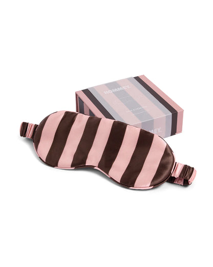 SILK EYEMASK | ROCKY ROAD STRIPES