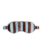 SILK EYEMASK | ICED CHOCOLATE STRIPES