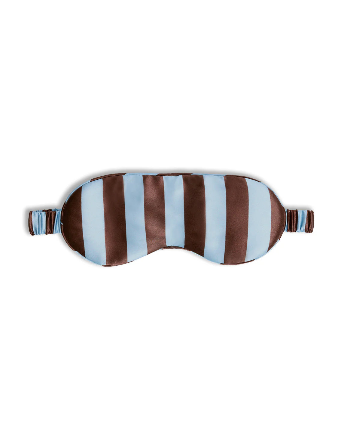 SILK EYEMASK | ICED CHOCOLATE STRIPES