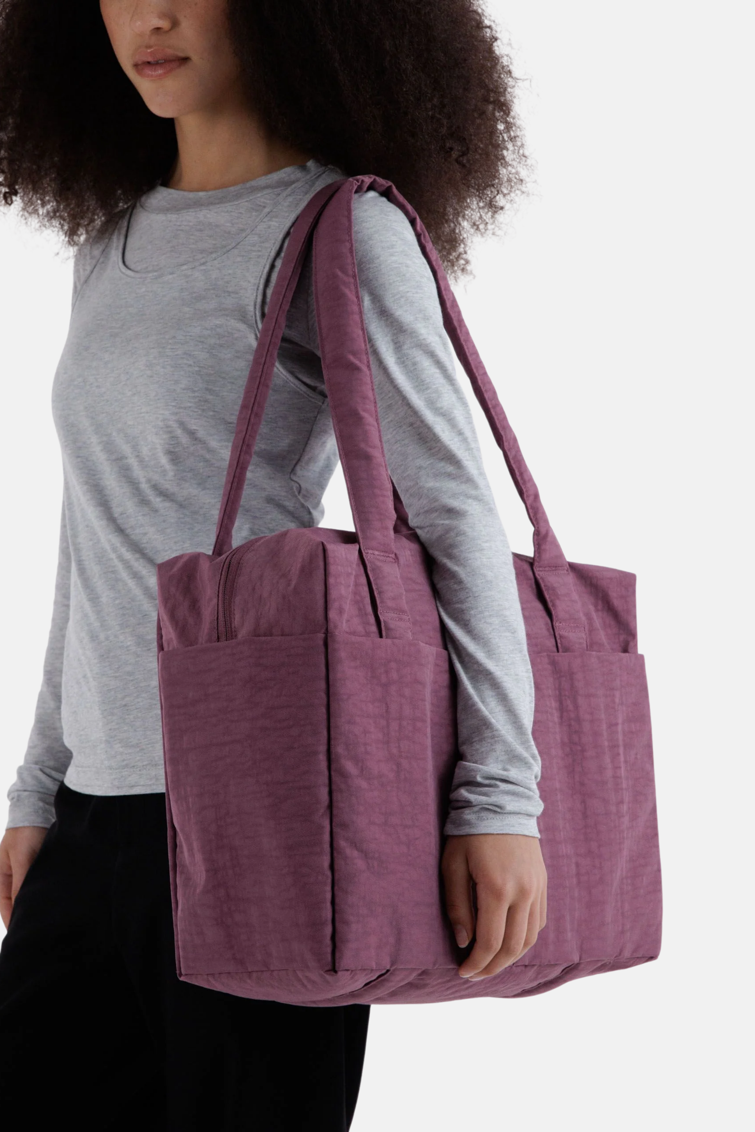 Baggu Small Cloud Carry On Wild Plum