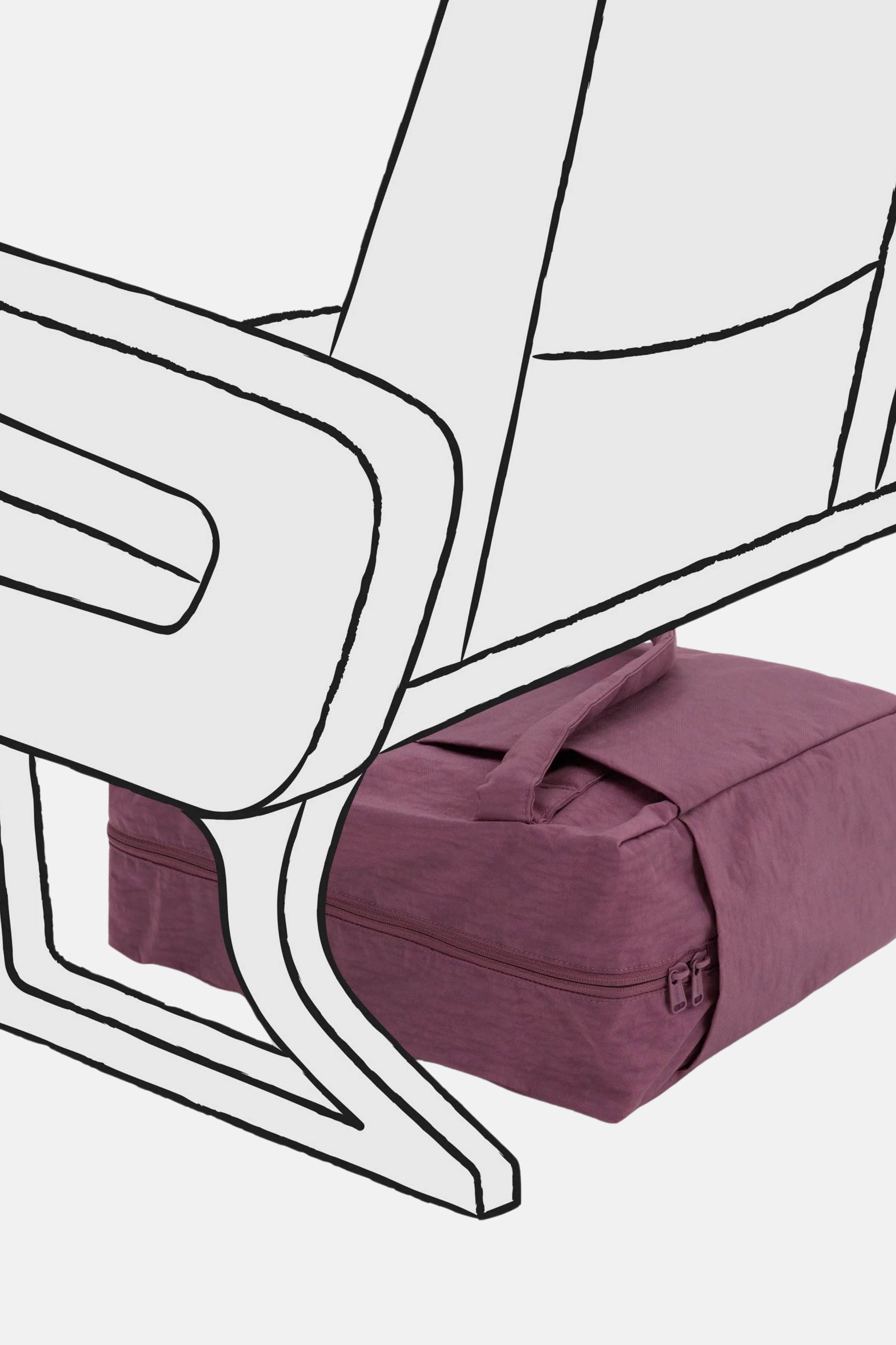 Baggu Small Cloud Carry On Wild Plum