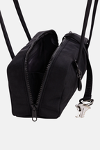 Small Nylon Bowler Bag Black
