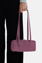 Small Nylon Bowler Bag Wild Plum