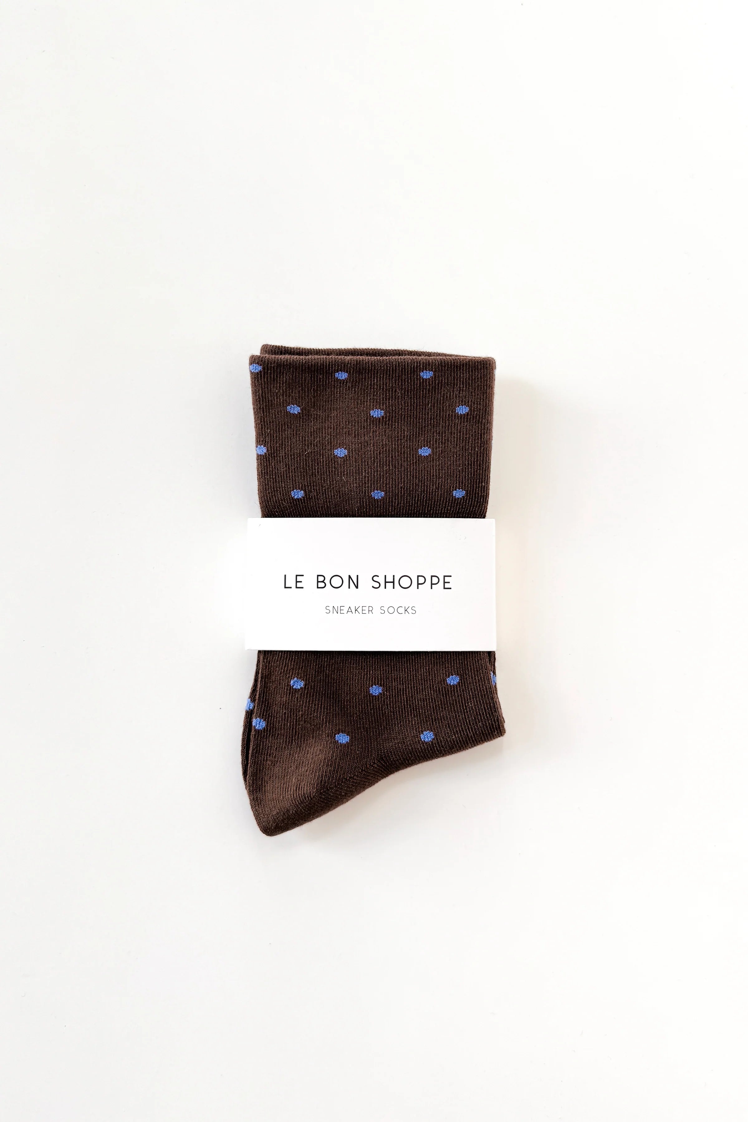 PATTERNED SNEAKER SOCKS | CACAO BLUE