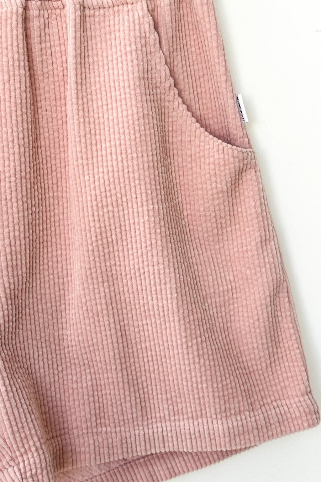 SOFT CORDUROY CITY SHORTS | BABY PINK