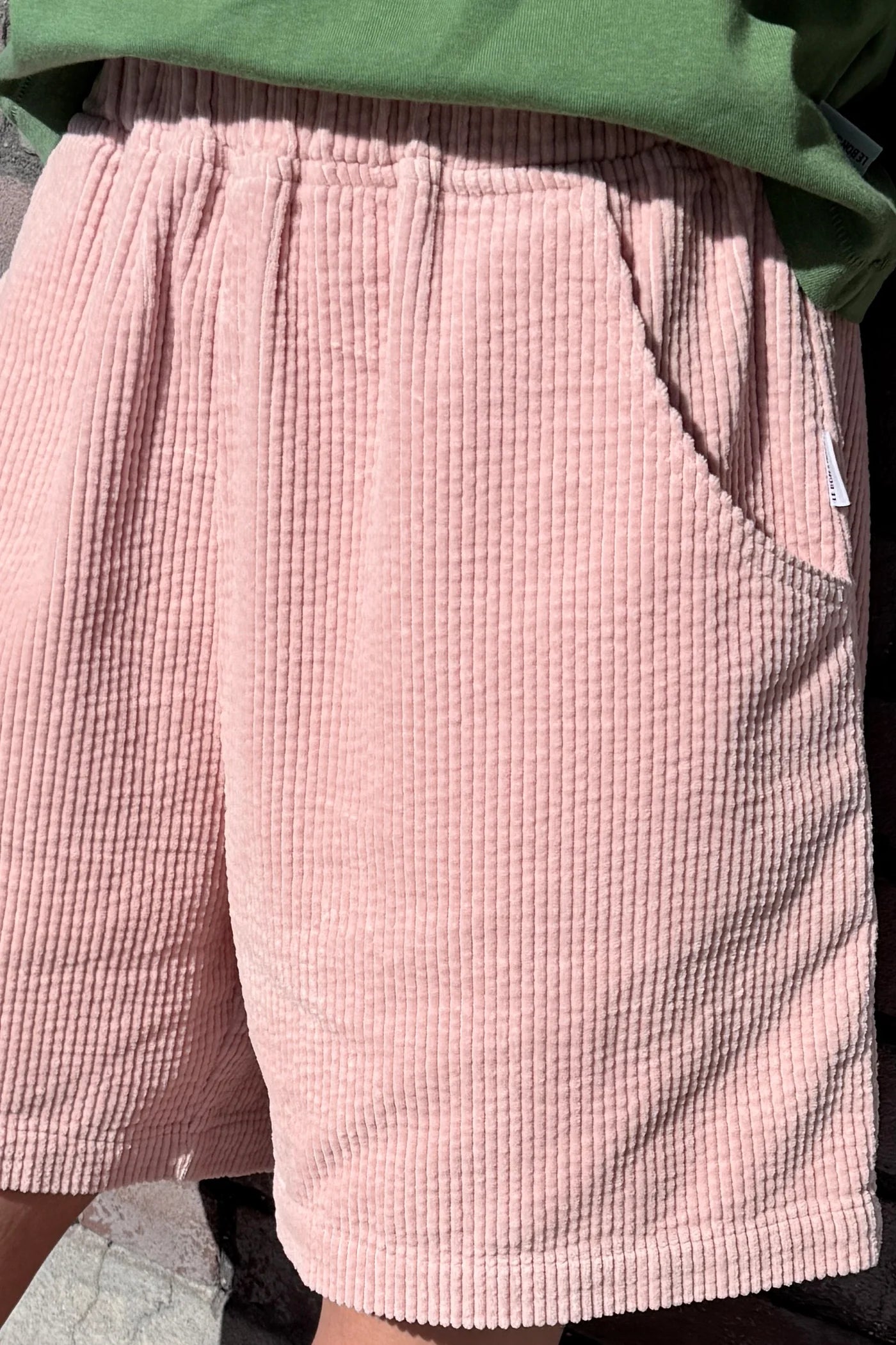 SOFT CORDUROY CITY SHORTS | BABY PINK