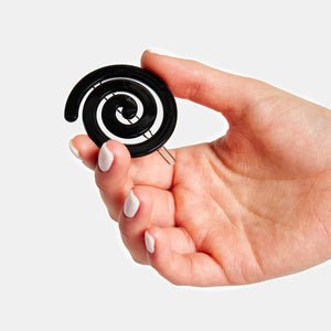 SPIRAL CLIP | BLACK