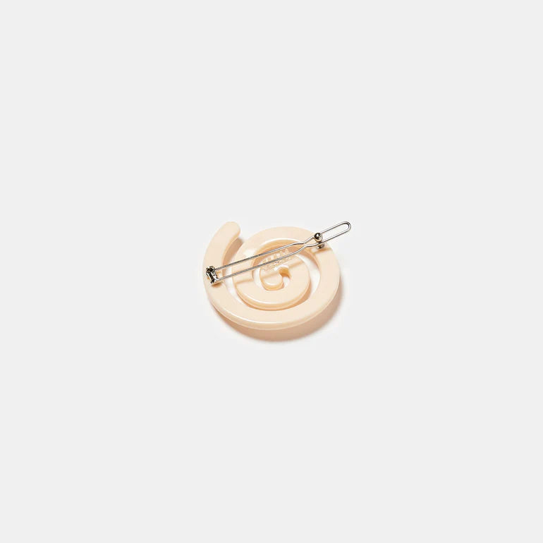 SPIRAL CLIP | BLACK CREAM