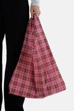 Standard Baggu Azalea Pink Tartan