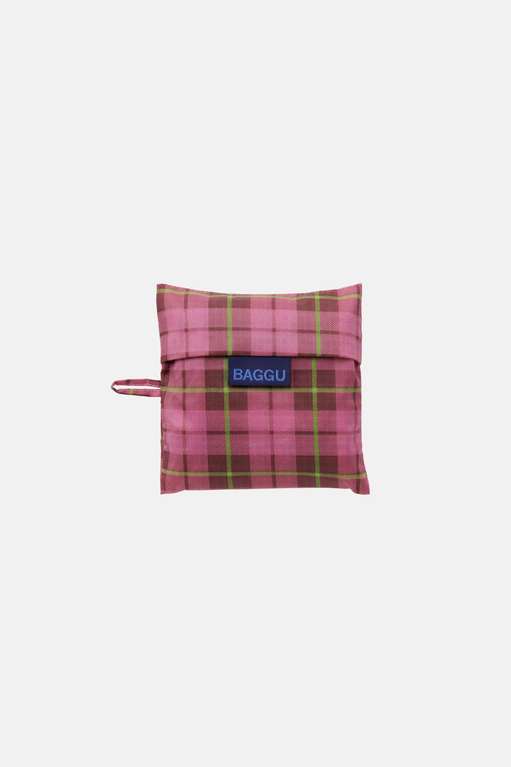 Standard Baggu Azalea Pink Tartan