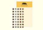 SHELLFLOWER ANIMAL STAR STICKER SHEET