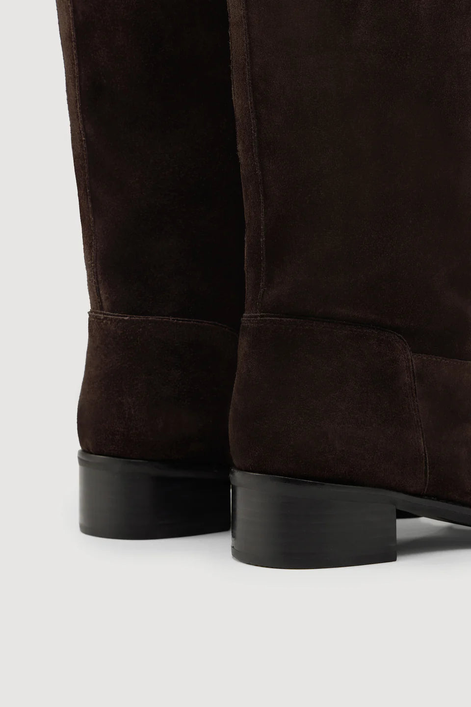 STEVIE SUEDE LEATHER RIDING BOOT | GANACHE